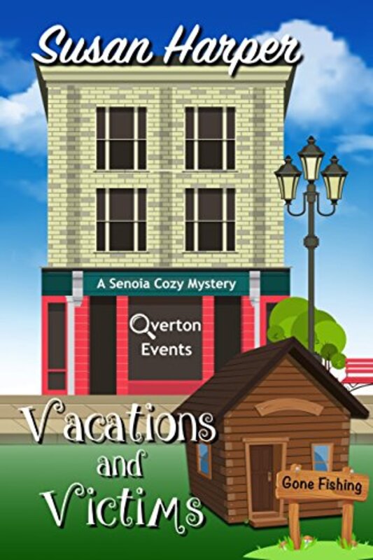 Book cover for "Vacations and Victims" by Susan Harper