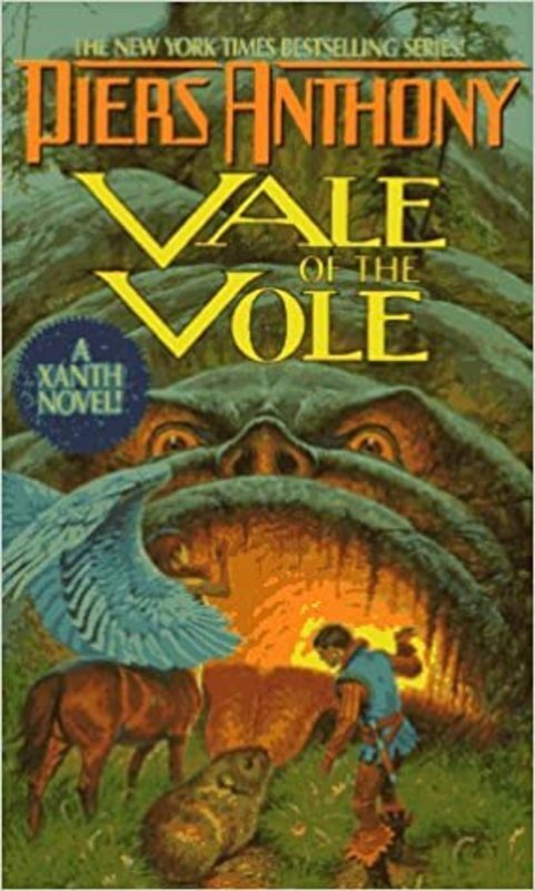 Book cover for "Vale of the Vole" by Piers Anthony