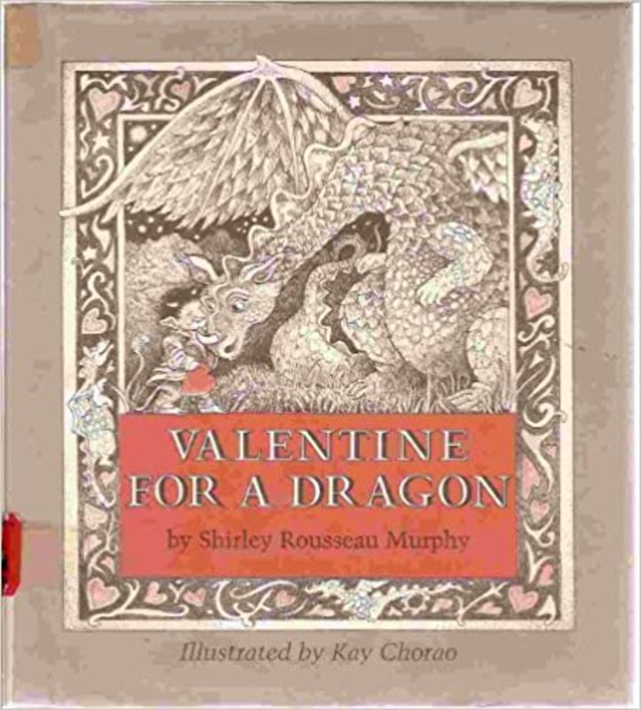Book cover for "Valentine for a Dragon" by Shirley Rousseau Murphy