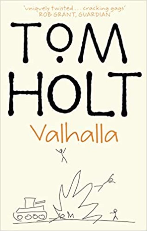 Book cover for "Valhalla" by Tom Holt