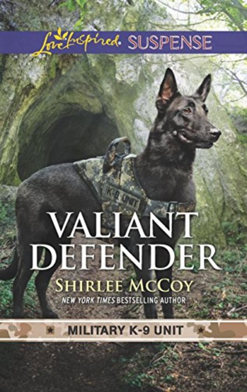 Book cover for "Valiant Defender" by Shirlee McCoy
