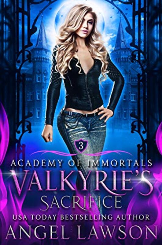 Book cover for "Valkyrie's Sacrifice" by Angel Lawson