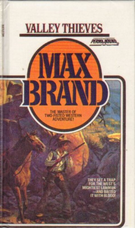 Book cover for "Valley Thieves" by Max Brand