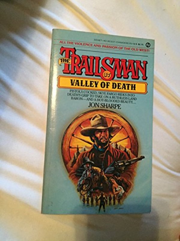 Book cover for "Valley of Death" by Jon Sharpe