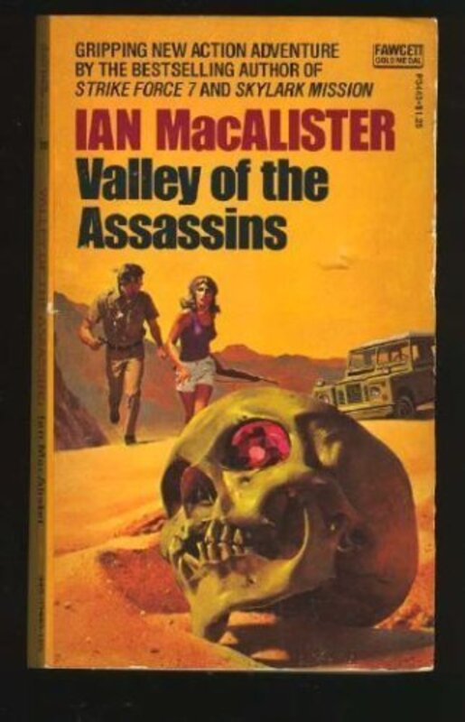 Book cover for "Valley of the Assassins" by Marvin H Albert