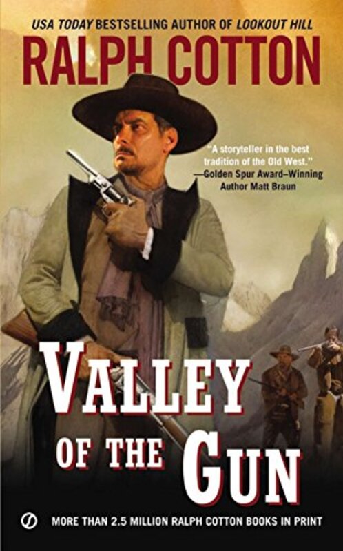 Book cover for "Valley of the Gun" by Ralph Cotton