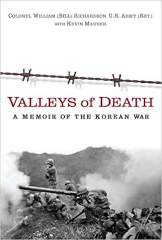 Book cover for "Valleys of Death" by Bill Richardson