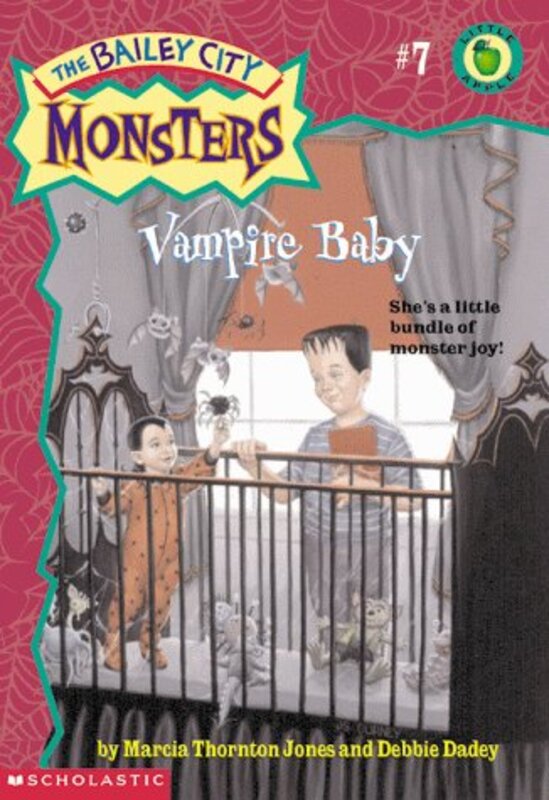 Book cover for "Vampire Baby" by Marcia Thornton Jones