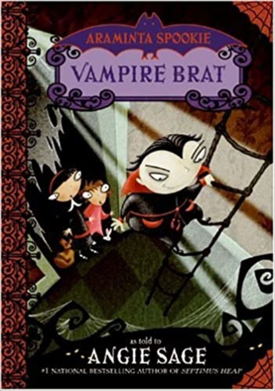 Book cover for "Vampire Brat" by Angie Sage