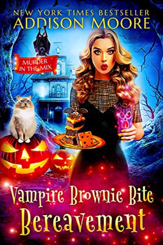 Book cover for "Vampire Brownie Bite Bereavement" by Addison Moore