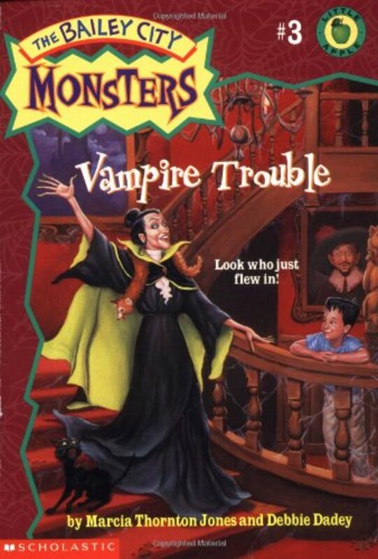 Book cover for "Vampire Trouble" by Marcia Thornton Jones