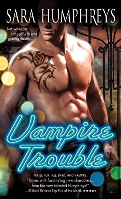 Book cover for "Vampire Trouble" by Sara Humphreys