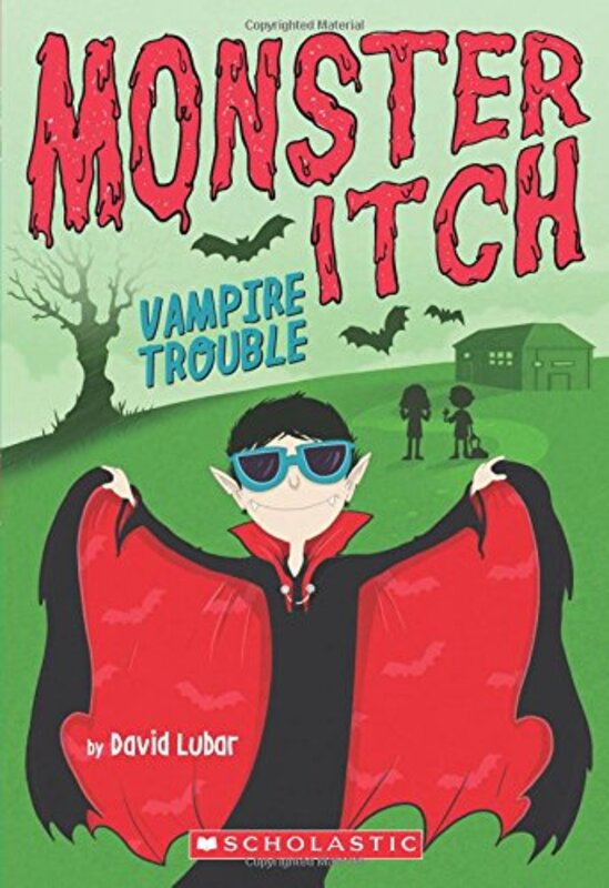 Book cover for "Vampire Trouble" by David Lubar