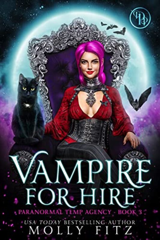 Book cover for "Vampire for Hire" by Molly Fitz