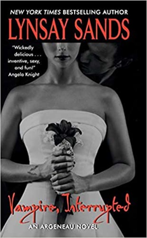 Book cover for "Vampire, Interrupted" by Lynsay Sands