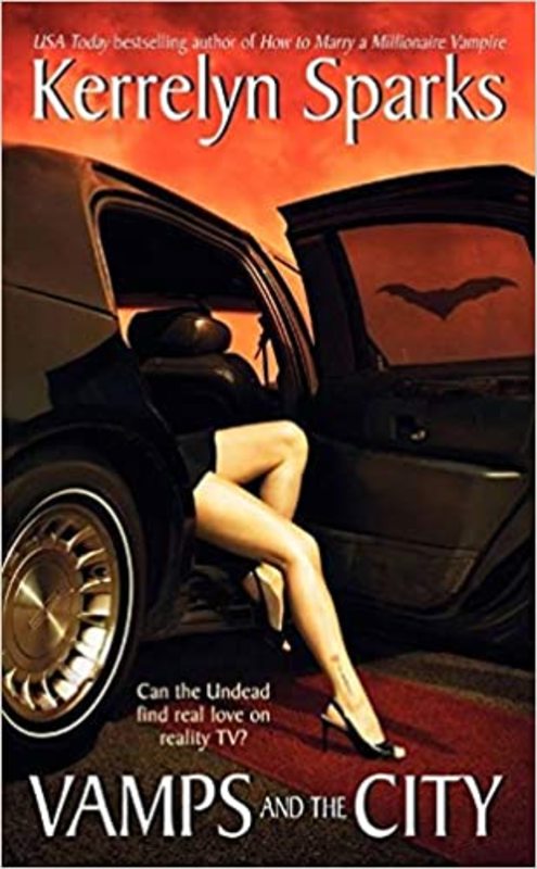 Book cover for "Vamps and the City" by Kerrelyn Sparks