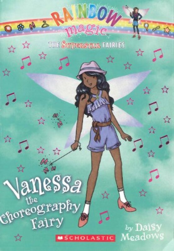 Book cover for "Vanessa the Choreography Fairy" by Daisy Meadows
