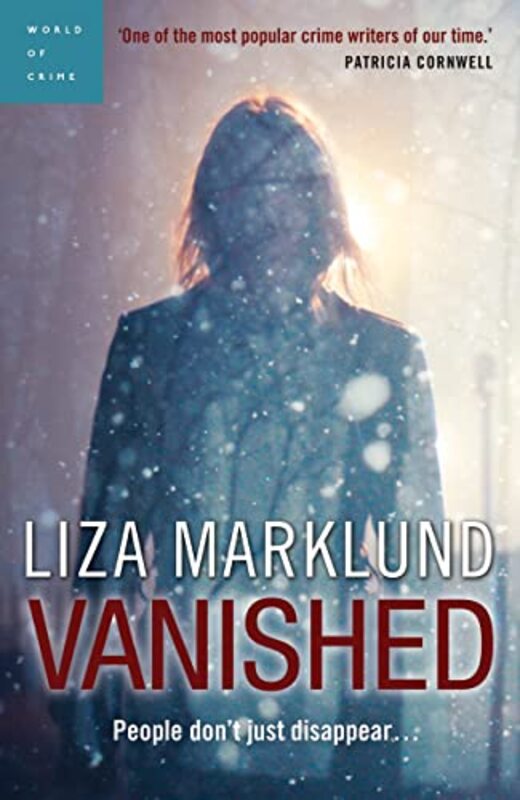 Book cover for "Vanished" by Liza Marklund