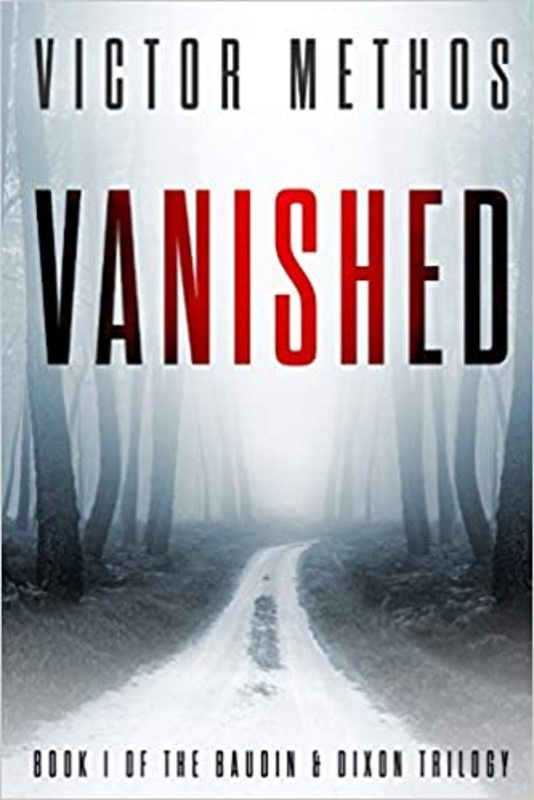 Book cover for "Vanished" by Victor Methos