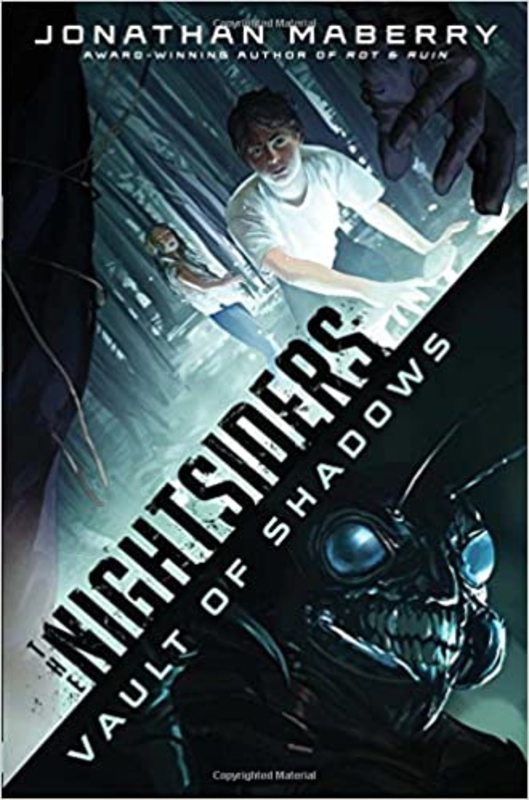 Book cover for "Vault of Shadows" by Jonathan Maberry