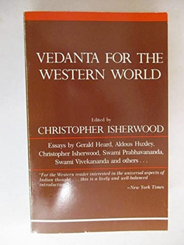 Book cover for "Vedanta for the Western World" by Christopher Isherwood