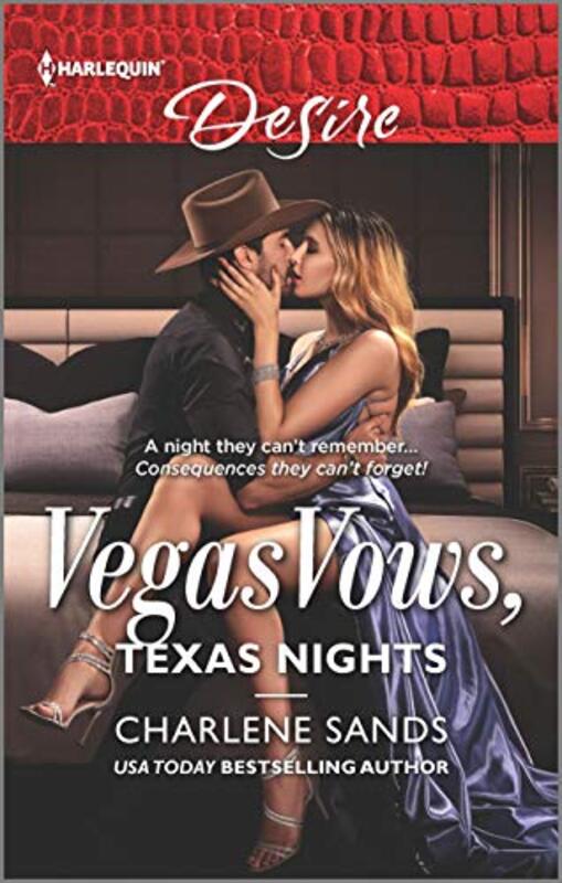 Book cover for "Vegas Vows, Texas Nights" by Charlene Sands