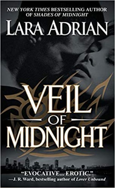 Book cover for "Veil of Midnight" by Lara Adrian