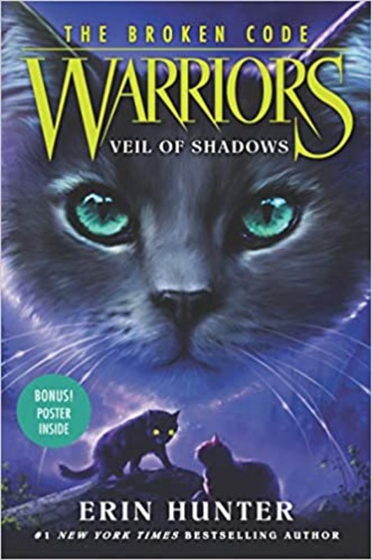 Book cover for "Veil of Shadows" by Erin Hunter
