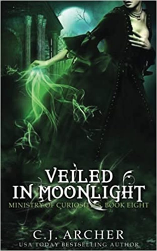 Book cover for "Veiled In Moonlight" by CJ Archer