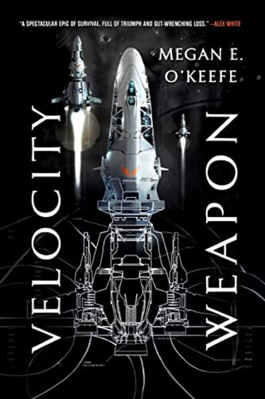 Book cover for "Velocity Weapon" by Megan E O'Keefe