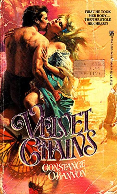 Book cover for "Velvet Chains" by Constance O'Banyon