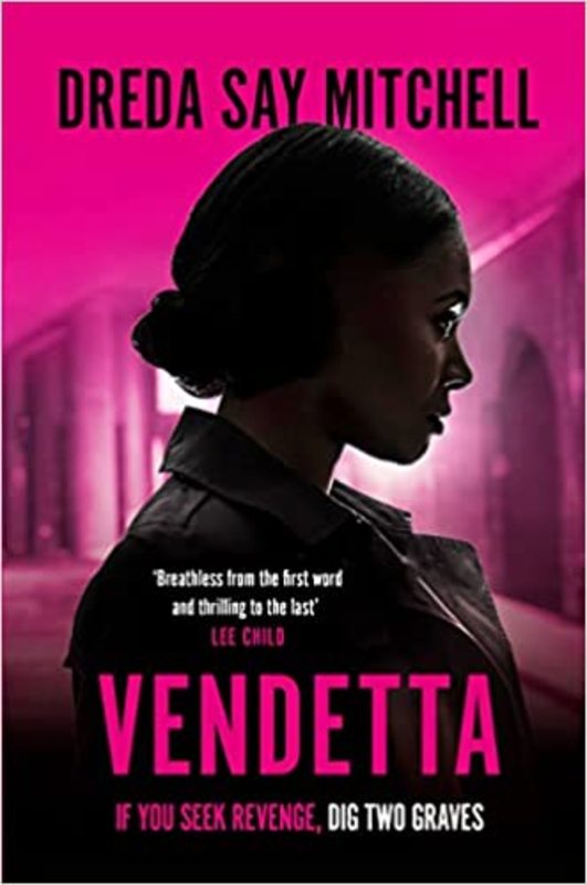 Book cover for "Vendetta" by Dreda Say Mitchell