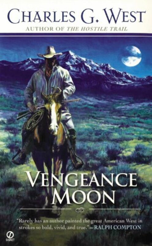 Book cover for "Vengeance Moon" by Charles G West