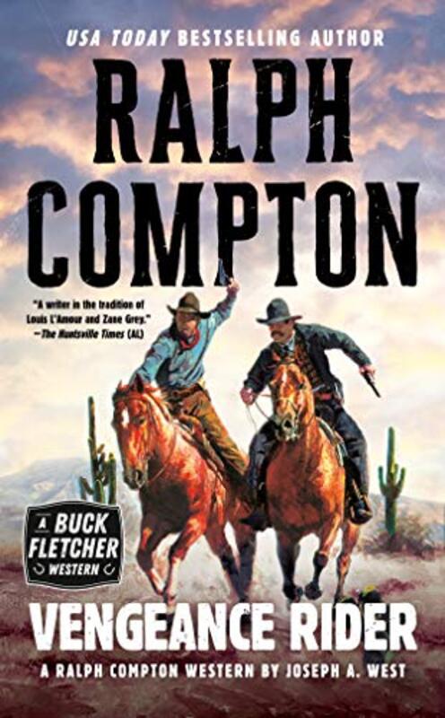 Book cover for "Vengeance Rider" by Ralph Compton