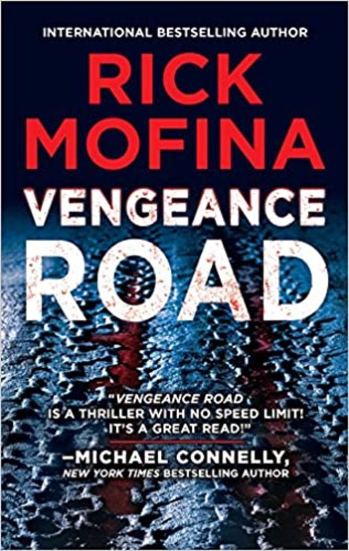 Book cover for "Vengeance Road" by Rick Mofina