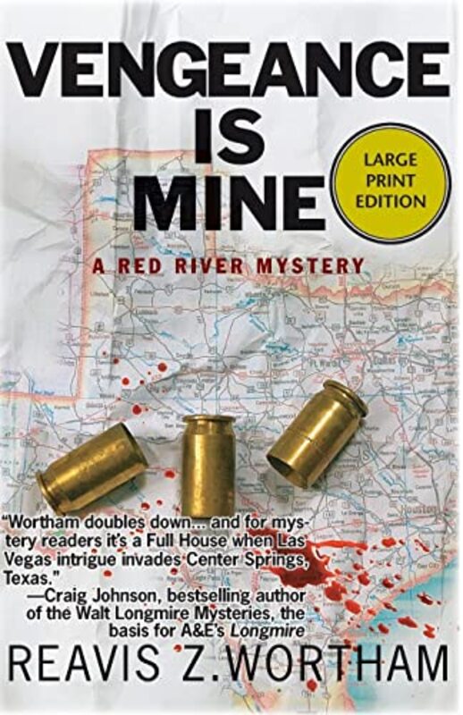 Book cover for "Vengeance is Mine" by Reavis Wortham