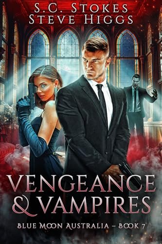 Book cover for "Vengeance & Vampires" by Steve Higgs