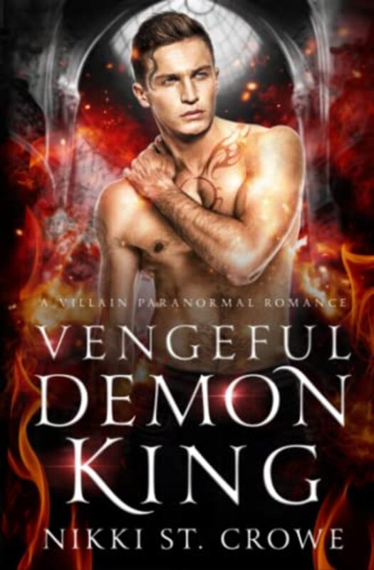 Book cover for "Vengeful Demon King" by Nikki St Crowe