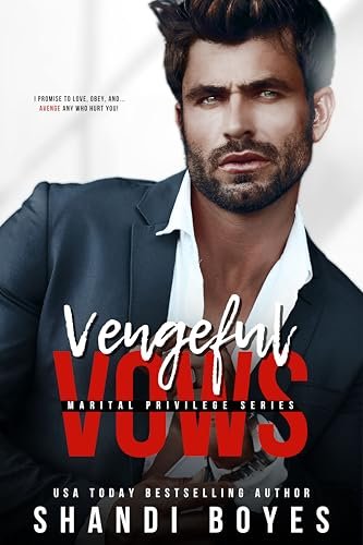 Book cover for "Vengeful Vows" by Shandi Boyes