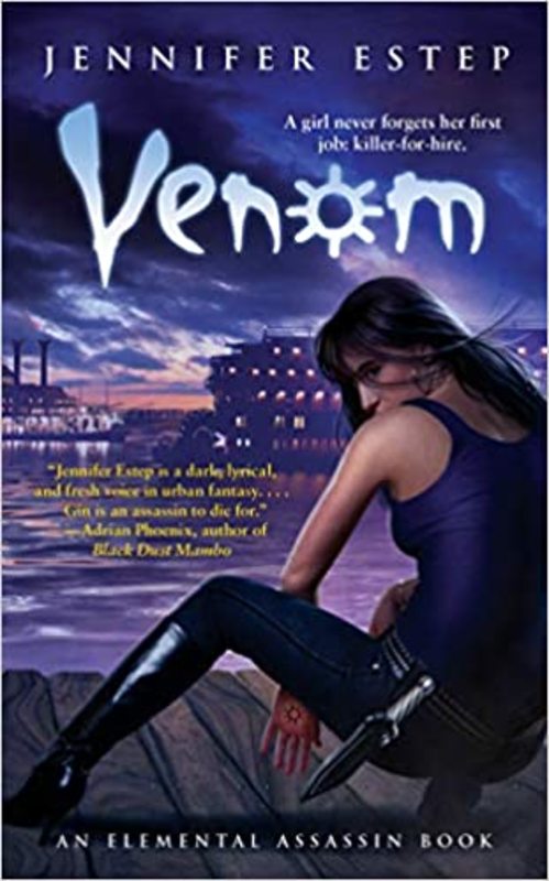 Book cover for "Venom" by Jennifer Estep