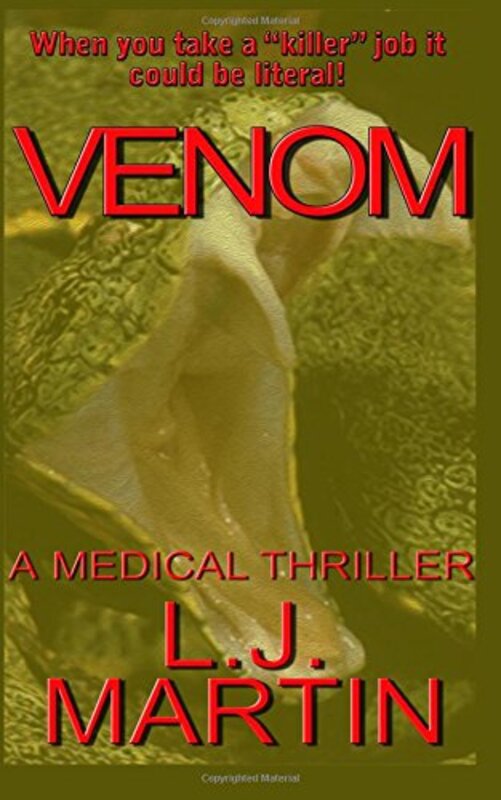 Book cover for "Venom" by LJ Martin