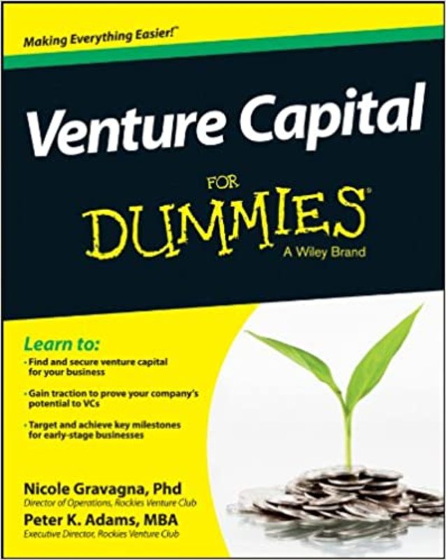 Book cover for "Venture Capital For Dummies" by Nicole Gravagna