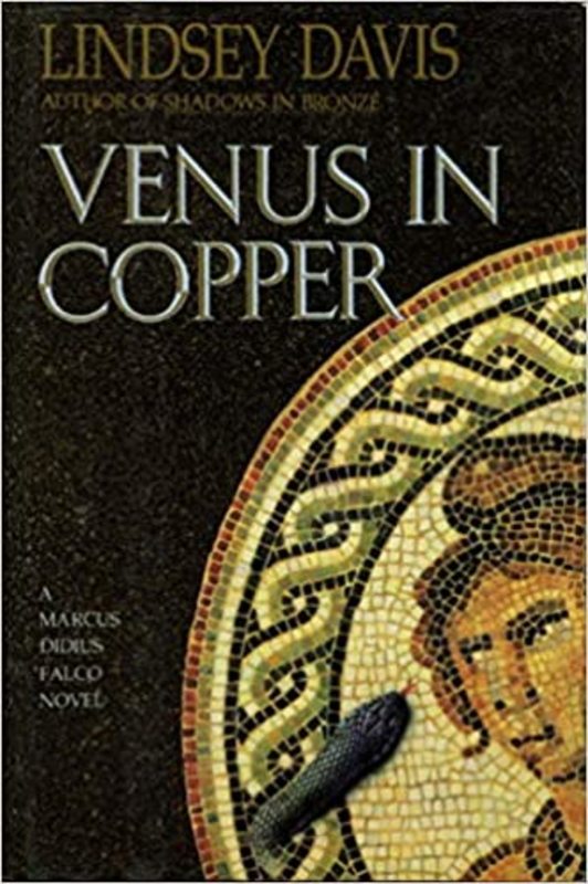 Book cover for "Venus in Copper" by Lindsey Davis