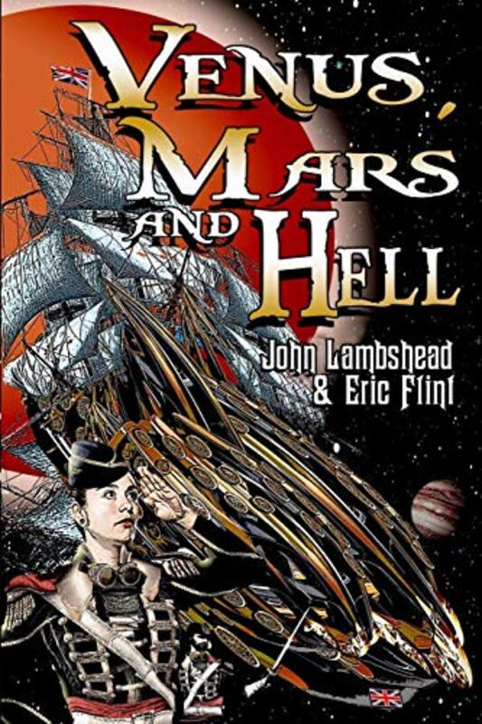 Book cover for "Venus, Mars and Hell" by Eric Flint
