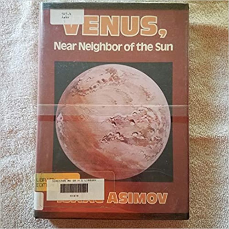 Book cover for "Venus, Near Neighbor of the Sun" by Isaac Asimov