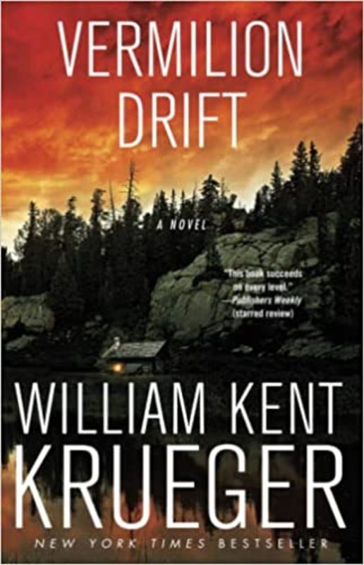 Book cover for "Vermilion Drift" by William Kent Krueger