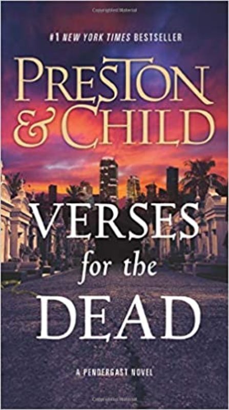 Book cover for "Verses for the Dead" by Douglas Preston