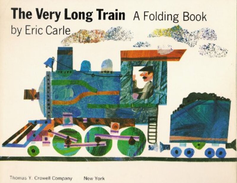 Book cover for "Very Long Train" by Eric Carle