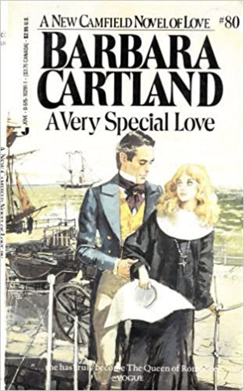 Book cover for "Very Special Love" by Barbara Cartland