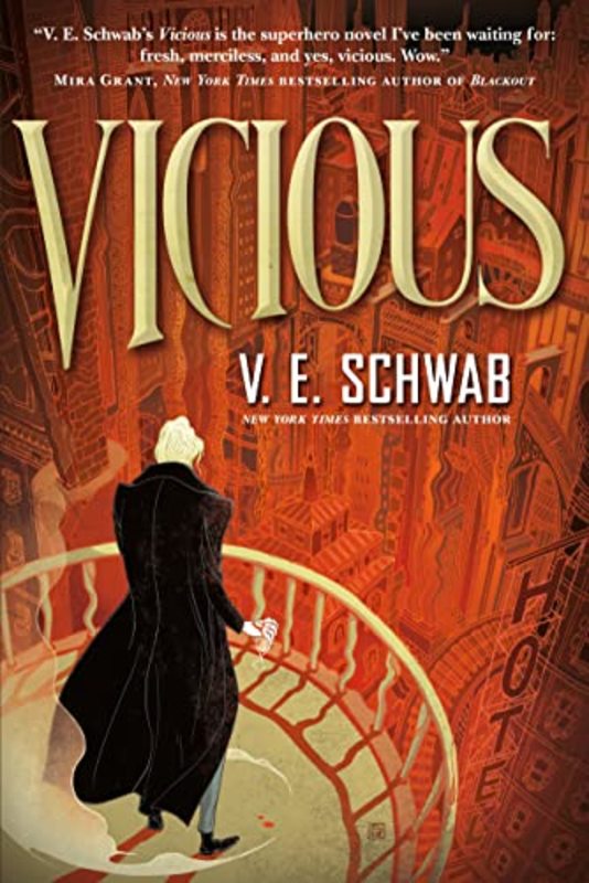 Book cover for "Vicious" by Victoria VE Schwab